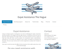Tablet Screenshot of expat-assistance.nl